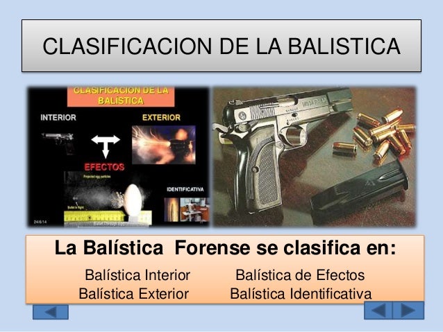 Balística Forenses