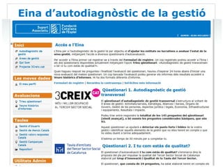 Eina d’autodiagnòstic de la gestió
 