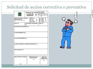Solicitud de accion correctiva o preventiva
 