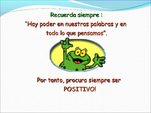 Actitud Positiva