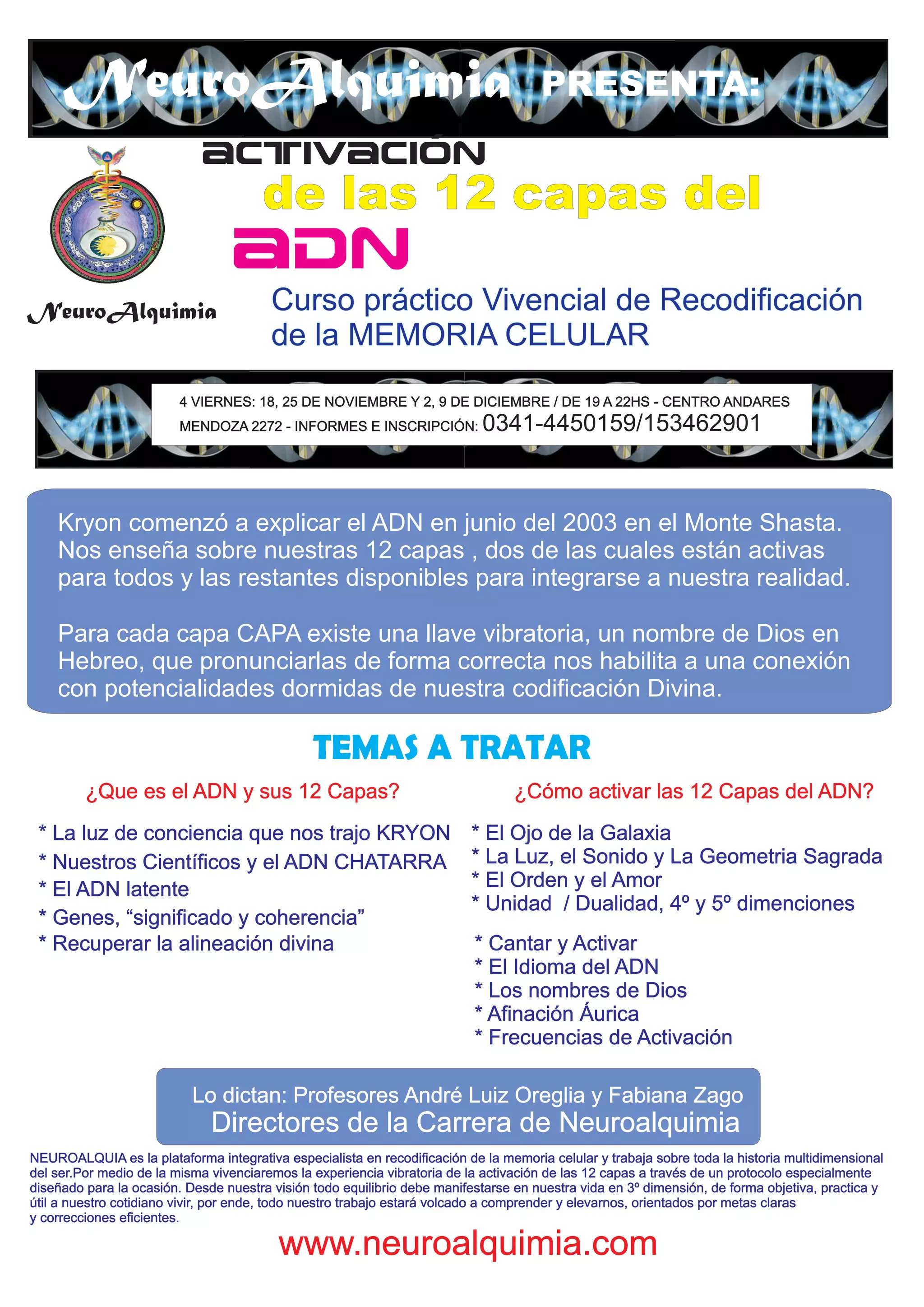 Taller de Activación de las 12 capas del adn | PDF