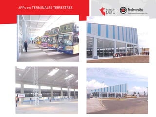 APPs en TERMINALES TERRESTRES
 