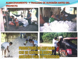 AALLMMAACCEENNAAMMIIEENNTTOO YY TTRRAASSLLAADDOO DDEE AALLGGOODDÓÓNN AANNTTEESS DDEELL 
PPRROOYYEECCTTOO 
 