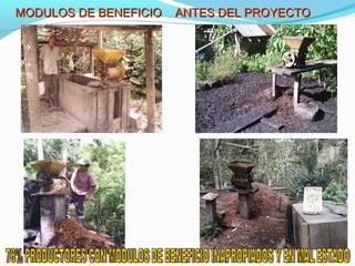 MMOODDUULLOOSS DDEE BBEENNEEFFIICCIIOO AANNTTEESS DDEELL PPRROOYYEECCTTOO 
 