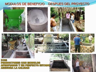 MMOODDUULLOOSS DDEE BBEENNEEFFIICCIIOO DDEESSPPUUEESS DDEELL PPRROOYYEECCTTOO 
 