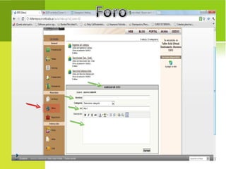 Taller aula virtual secciones