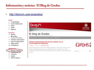 Información y noticias: El Blog de Gredos

• http://diarium.usal.es/gredos/
 