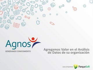Agregamos Valor en el Análisis
de Datos de su organización
 