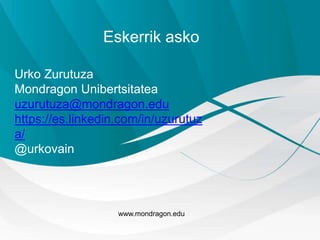 Conclusiones
No necesitas el ecosistema
completo
 