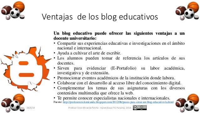 Resultado de imagen para ventajas del blog educativo