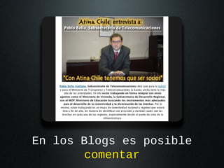 En los Blogs es posible
comentar

 