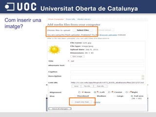Com inserir una imatge? 