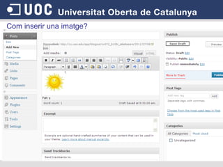Com inserir una imatge? 