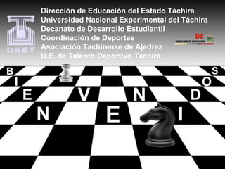 Dirección de Educación del Estado Táchira 
Universidad Nacional Experimental del Táchira 
Decanato de Desarrollo Estudiant...