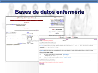 Bases de datos enfermeríaBases de datos enfermería
 