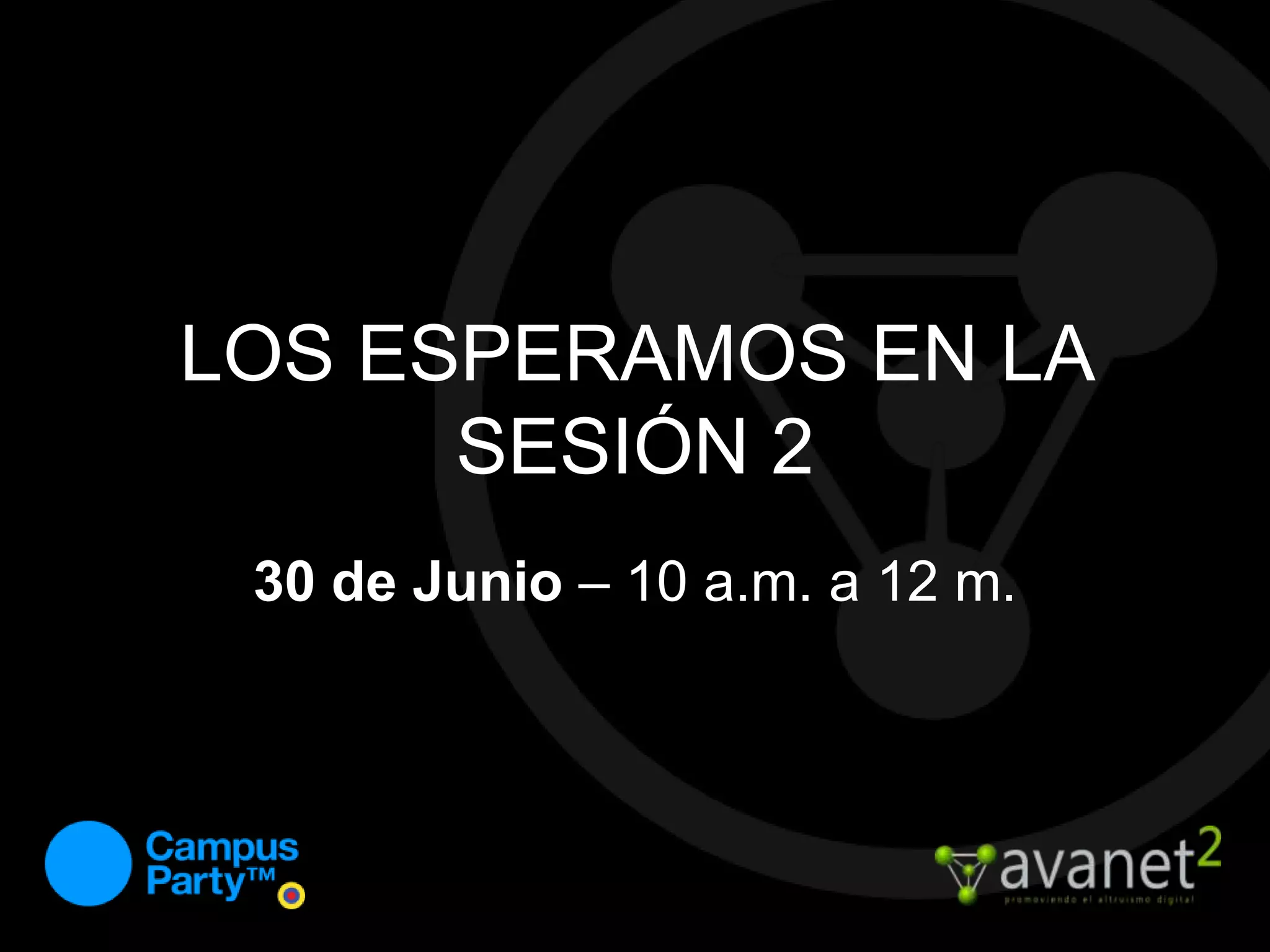 AGENDASesión 1Introducción a los conceptos básicos ( 1 hora)Orientación a ObjetosAplicaciones Distribuidas.NET FrameworkTALLER: Entendiendo y construyendo la base de nuestro proyecto (1 hora)