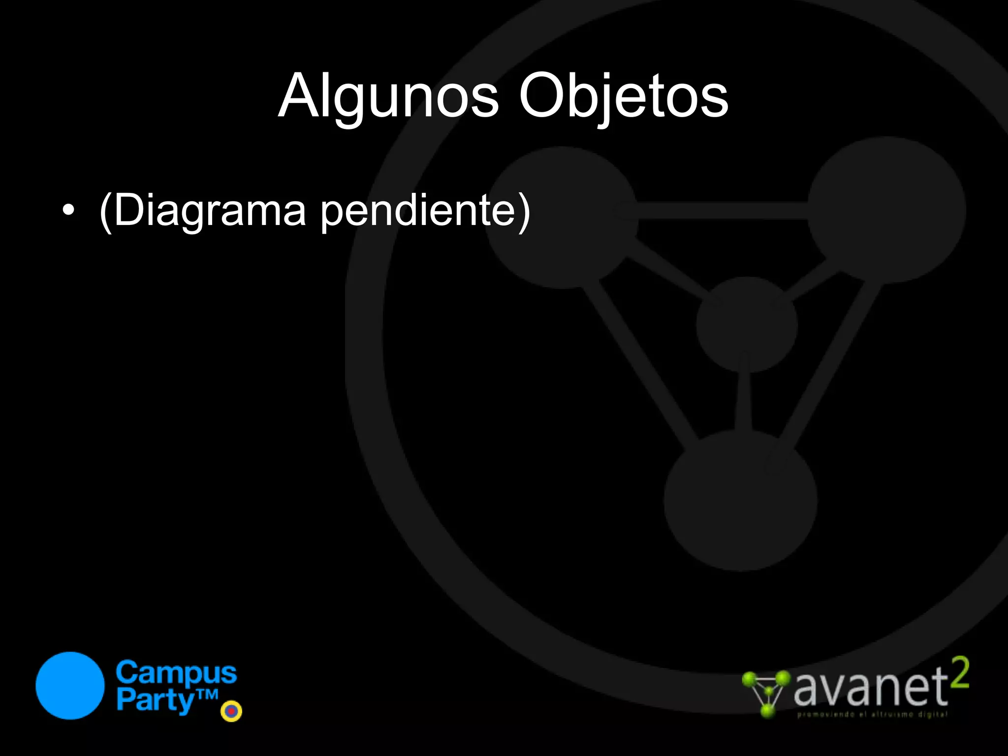 Algunos Objetos(Diagrama pendiente)