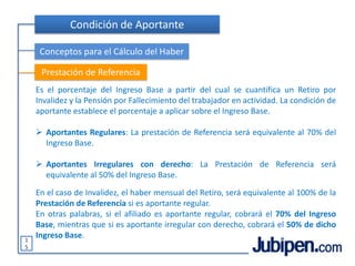Para cada hijo con derecho a pensión, 20%. La suma de las pensiones pagadas no podrá superar el 100% de la Prestación de Referencia del causante. Los haberes se acrecientan según los porcentajes que correspondía a cada beneficiario.5