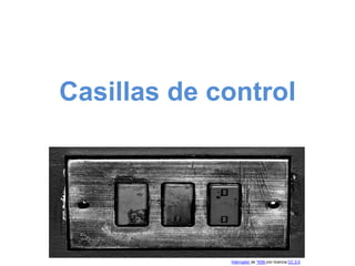 Casillas de control
Interruptor de *K59 con licencia CC 2.0
 