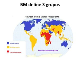 BM define 3 grupos
 