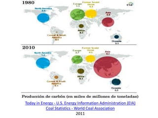 Today in Energy - U.S. Energy Information Administration (EIA)
Coal Statistics - World Coal Association
2011
 