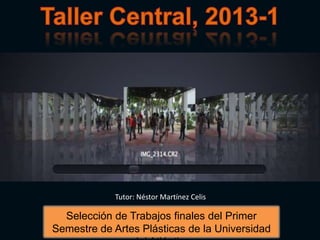 Tutor: Néstor Martínez Celis
Selección de Trabajos finales del Primer
Semestre de Artes Plásticas de la Universidad
 