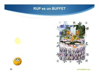 RUP es un BUFFET




71                      javiergs@acm.org
 