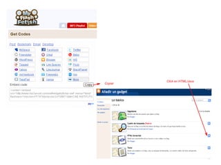 Copiar  Click en HTML/Java  