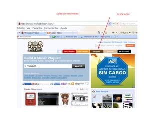 Cartel con movimiento  CLICK AQUI  