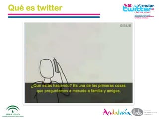 Qué es twitter




 01/06/2010   Departamento de Marketing - Socialtec   114
 