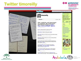 Twitter timoreilly




 01/06/2010   Departamento de Marketing - Socialtec   124
 