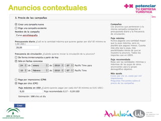 Anuncios contextuales




 01/06/2010   Departamento de Marketing - Socialtec   28
 