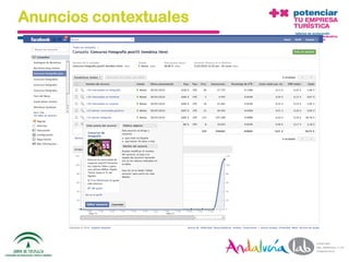 Anuncios contextuales




 01/06/2010   Departamento de Marketing - Socialtec   29
 