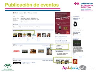 Publicación de eventos




01/06/2010   Departamento de Marketing - Socialtec   37
 