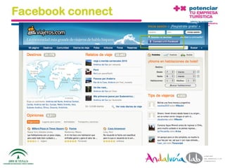 Facebook connect




01/06/2010   Departamento de Marketing - Socialtec   38
 