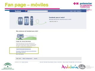 Fan page – móviles




01/06/2010   Departamento de Marketing - Socialtec   39
 
