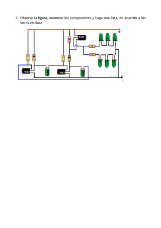 3. Observe la figura, enumere los componentes y haga una lista, de acuerdo a los
vistos en clase.
 