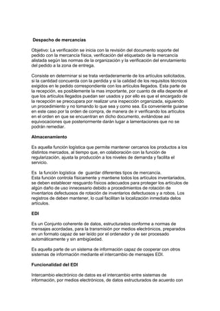 Taller cross docking