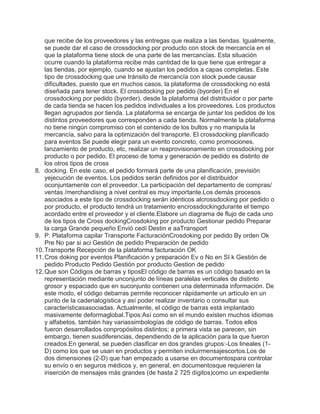 Taller cross docking