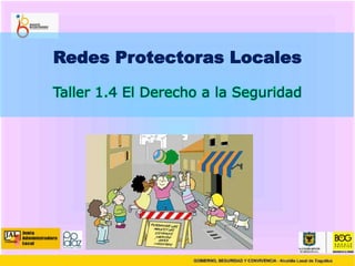 RedesProtectoras Locales Taller 1.4 El Derecho a la Seguridad 