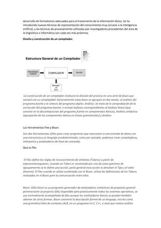 Taller de actividades de compiladores, Flex y Bison | PDF
