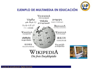 EJEMPLO DE MULTIMEDIA EN EDUCACIÓN 