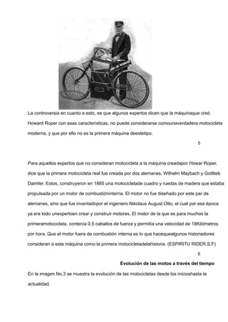 Howard Roper Análisis Completo y Evolución de Motocicletas y Artefactos Tecnológicos ...