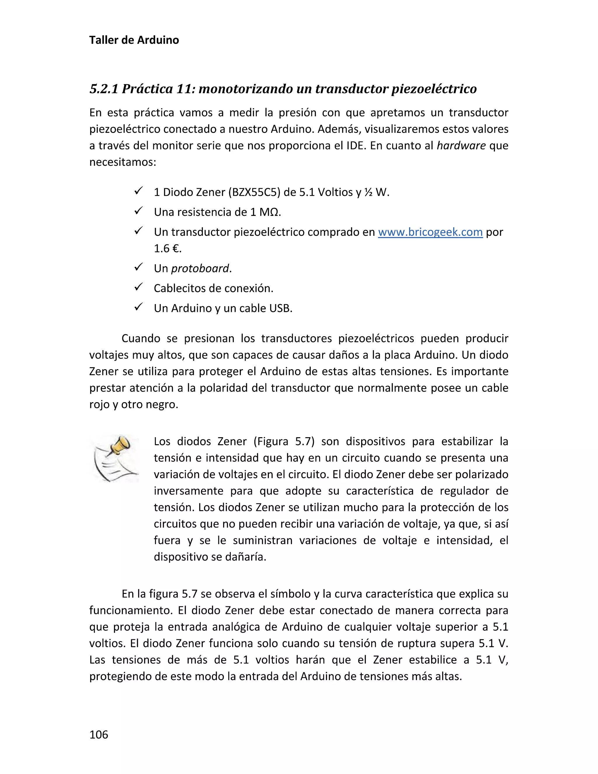 5.2.1 Práctica 11: monotorizando un transductor piezoeléctrico
 