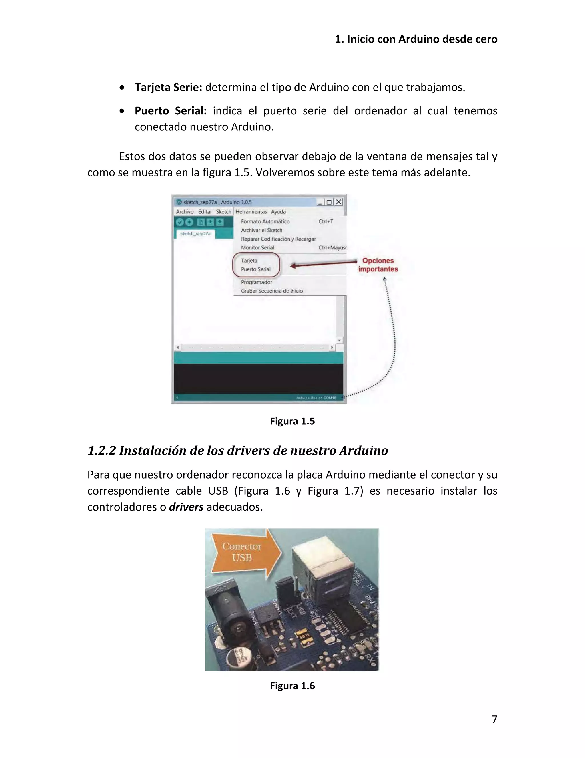 1.2.2 Instalación de los drivers de nuestro Arduino
 