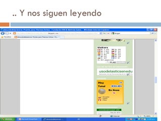 .. Y nos siguen leyendo 
