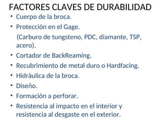 TALLER DE INGENIERIA DE PETROLEO CAPITULO BROCAS.ppt
