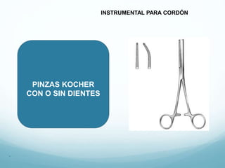 PINZAS KOCHER
CON O SIN DIENTES
.
INSTRUMENTAL PARA CORDÓN
 