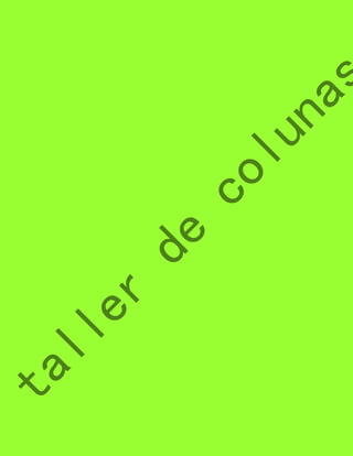 Taller de columnas