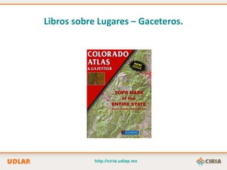 Libros sobre Lugares – Gaceteros.
 